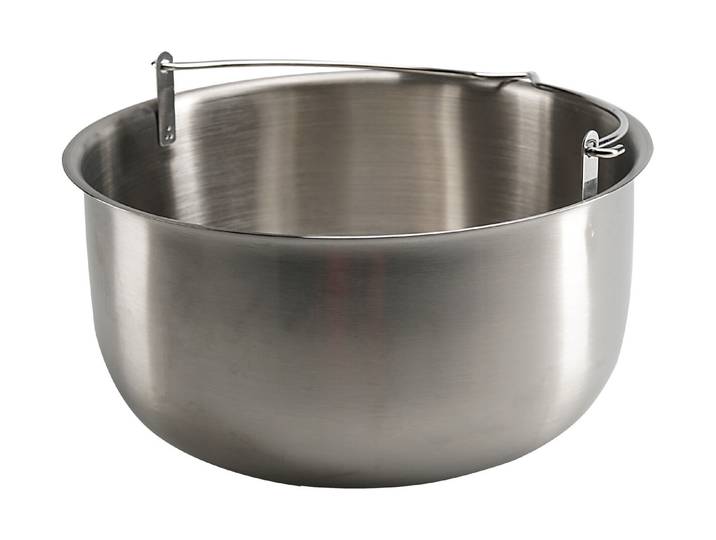 Fondue- und Kochkessel, Edelstahl, 6l,