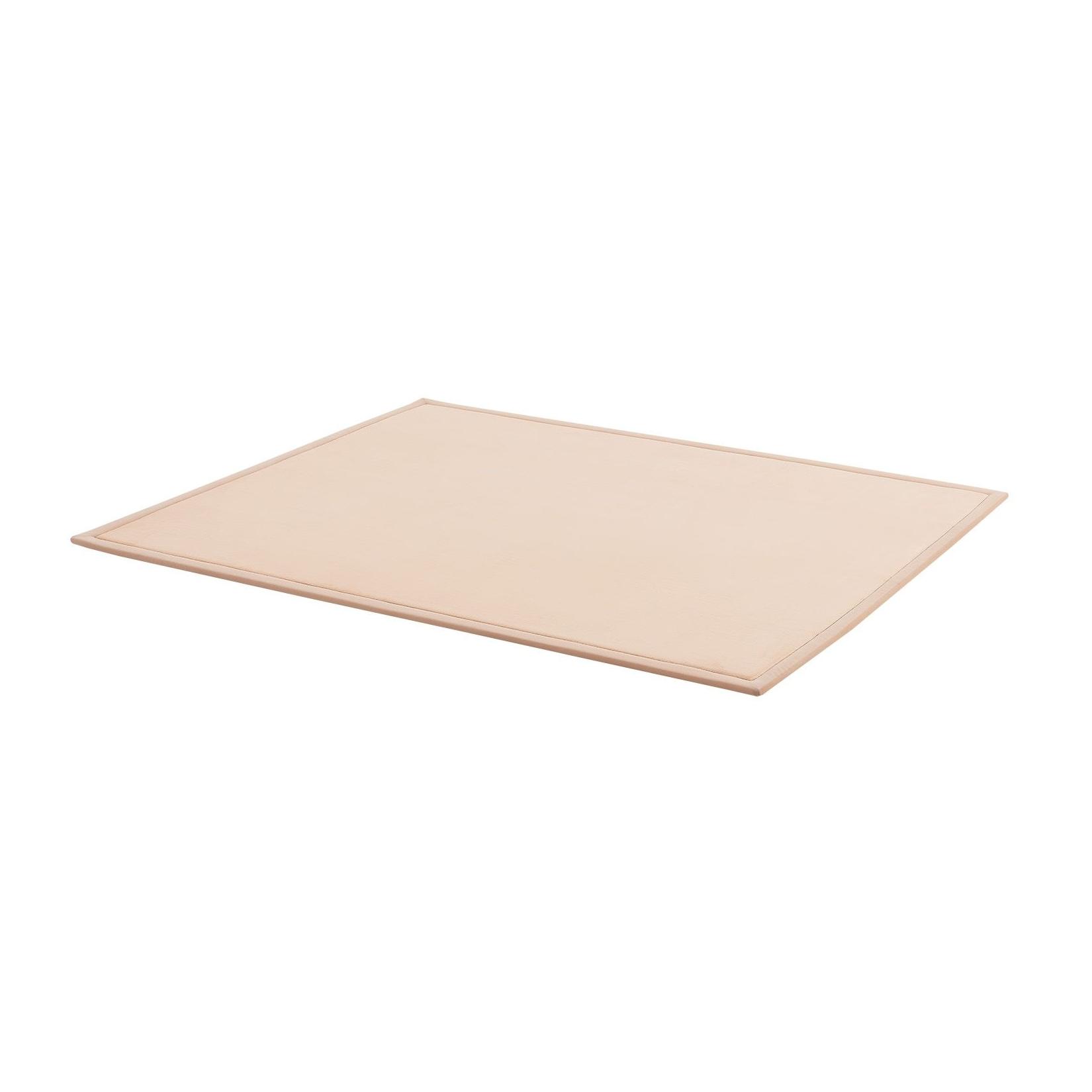 Juskys Krabbelmatte Maila Spielmatte 220x180 cm Yogamatte für Kind, Baby - rutschfest, weich - Beige