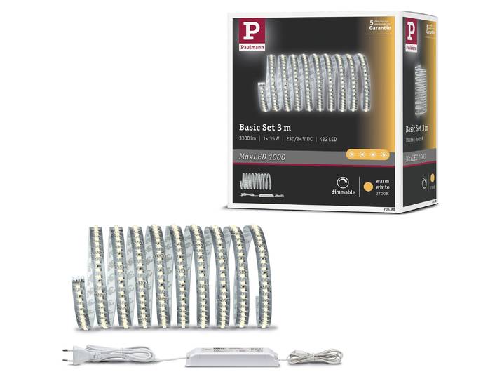 Paulmann MaxLED 1000 LED Strip Warmweiß Basisset