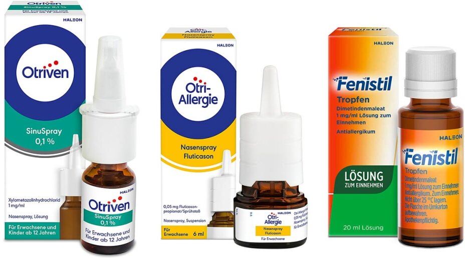 Otriven Sinuspray 10ml+Otri-Allergie 6ml+Fenistil Tropfen 20ml
