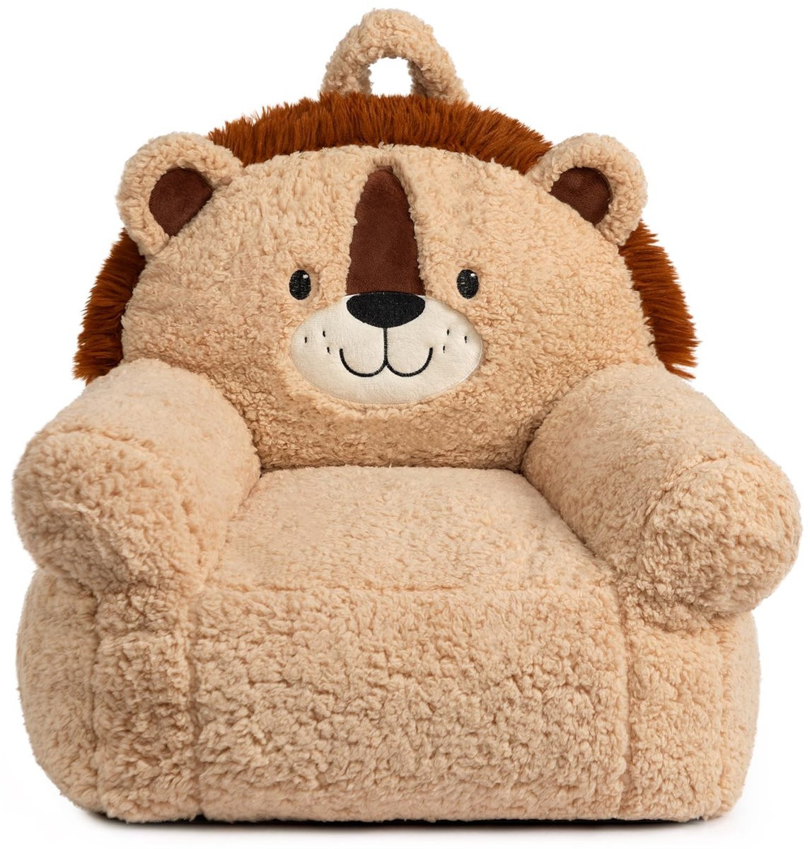 Omgoods Kinderbank - Comfortabele Mini-Bank van Duurzame Sherpa-Stof voor Peuters