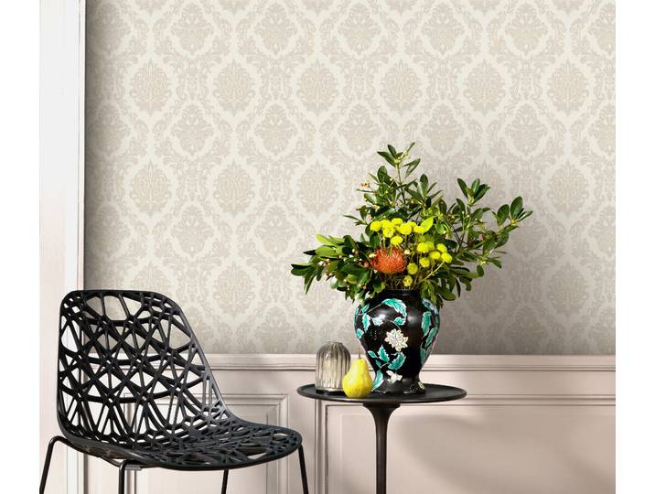 Vliestapete ERISMANN Vliestapete ROYAL , beige (creme1), B:0,53m H:0,09m L:10,05m, Vlies, Tapeten, Vliestapete, Phthalate frei