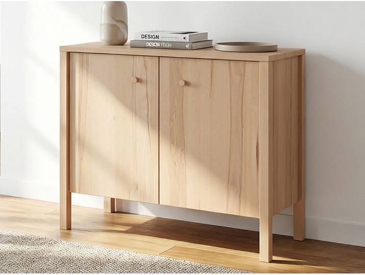 Kommode Kernbuche „Gustav“ 100 cm mit Türen Massivholz Buche