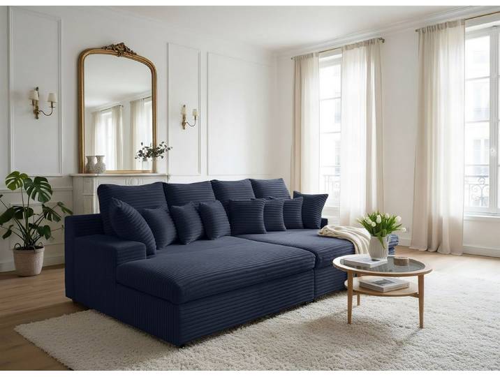 Fun Möbel Big-Sofa Megasofa AROSA in Stoff Tilia, Rundumbezug