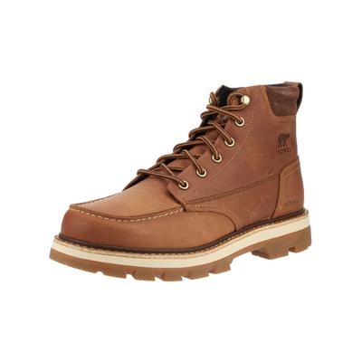 Schnürstiefelette SOREL "Sorel Stiefelette Leder", Damen, Gr. 43, braun, Leder, Schuhe Schnürstiefelette
