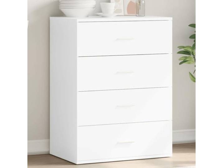 RJPLMFV Anrichte, weiß, 60 x 39 x 80 cm, Holz, Technik TV-Schrank, Aufbewahrung für Zeitschriften und Bücher, leicht zu reinigen, Wandbefestigung erforderlich