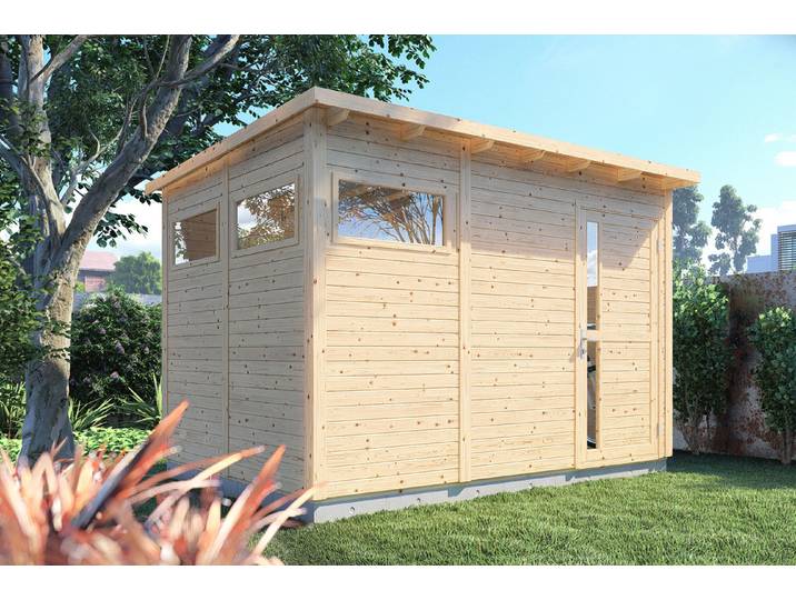 Bertilo Gartenhaus Pentus 3 Natur 337 × 234 × 232 cm