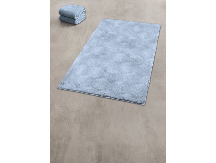Badteppich Honey 55 x 65cm Blau/Hellblau