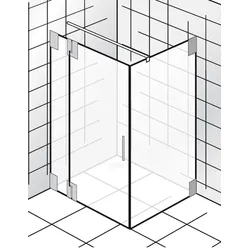 HSK K2.23 Drehtür an Nebenteil und Seitenwand K2.23