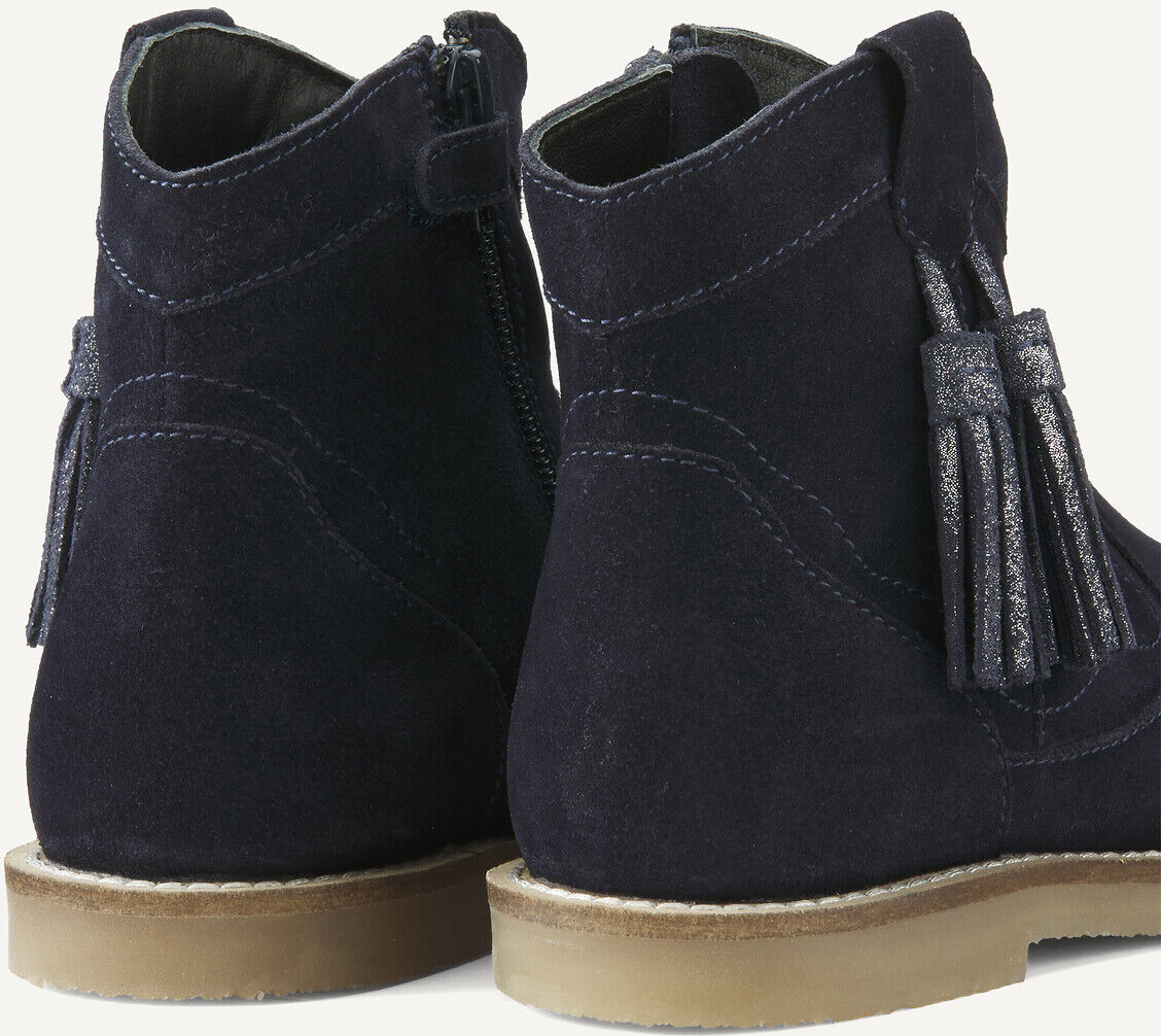 LA REDOUTE COLLECTIONS Bottines en cuir suédé à pompon