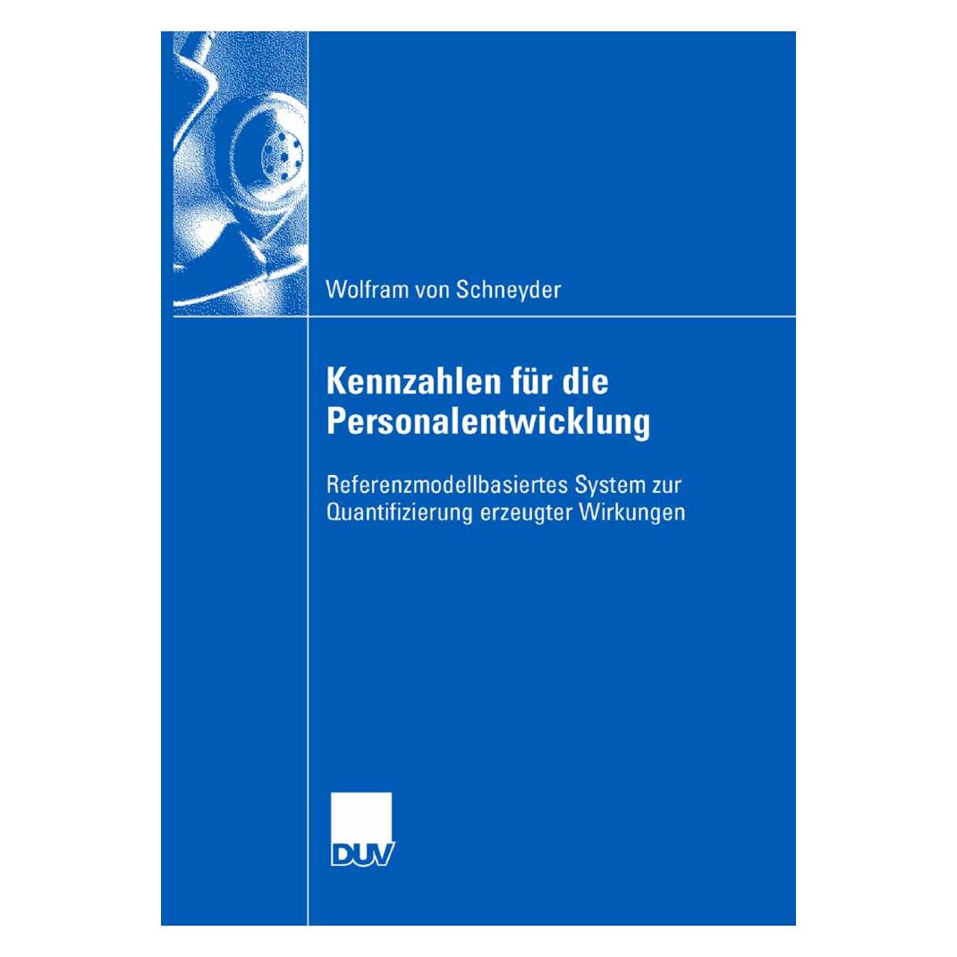 DUV Kennzahlen für die Personalentwicklung (Deutsch, Softcover, Wolfram von Schneyder) (8143018)