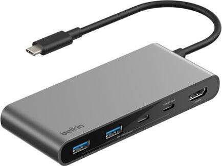 Belkin Connect 7-in-1 USB-C-hub met dubbele poorten
