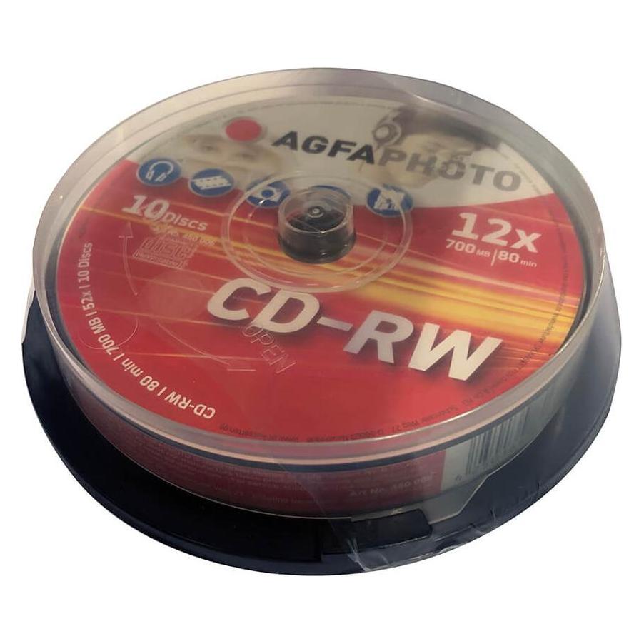 AGFA CD-RW 10-Pack Cakebox (450006)