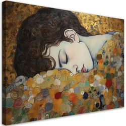 WANDBILD porträt einer frau g. klimt