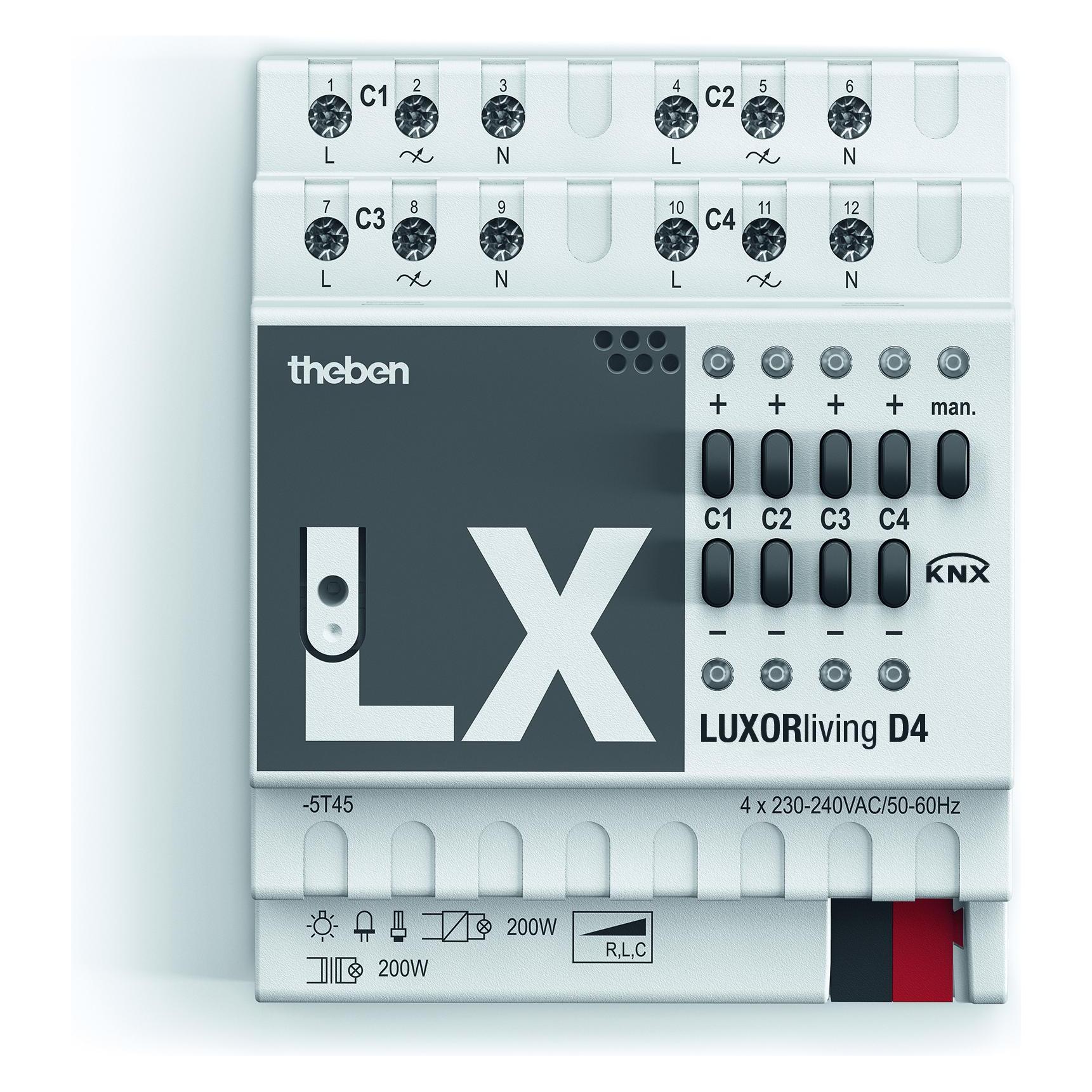 Theben LUXORliving D4 (Dimmaktor) (4800475)
