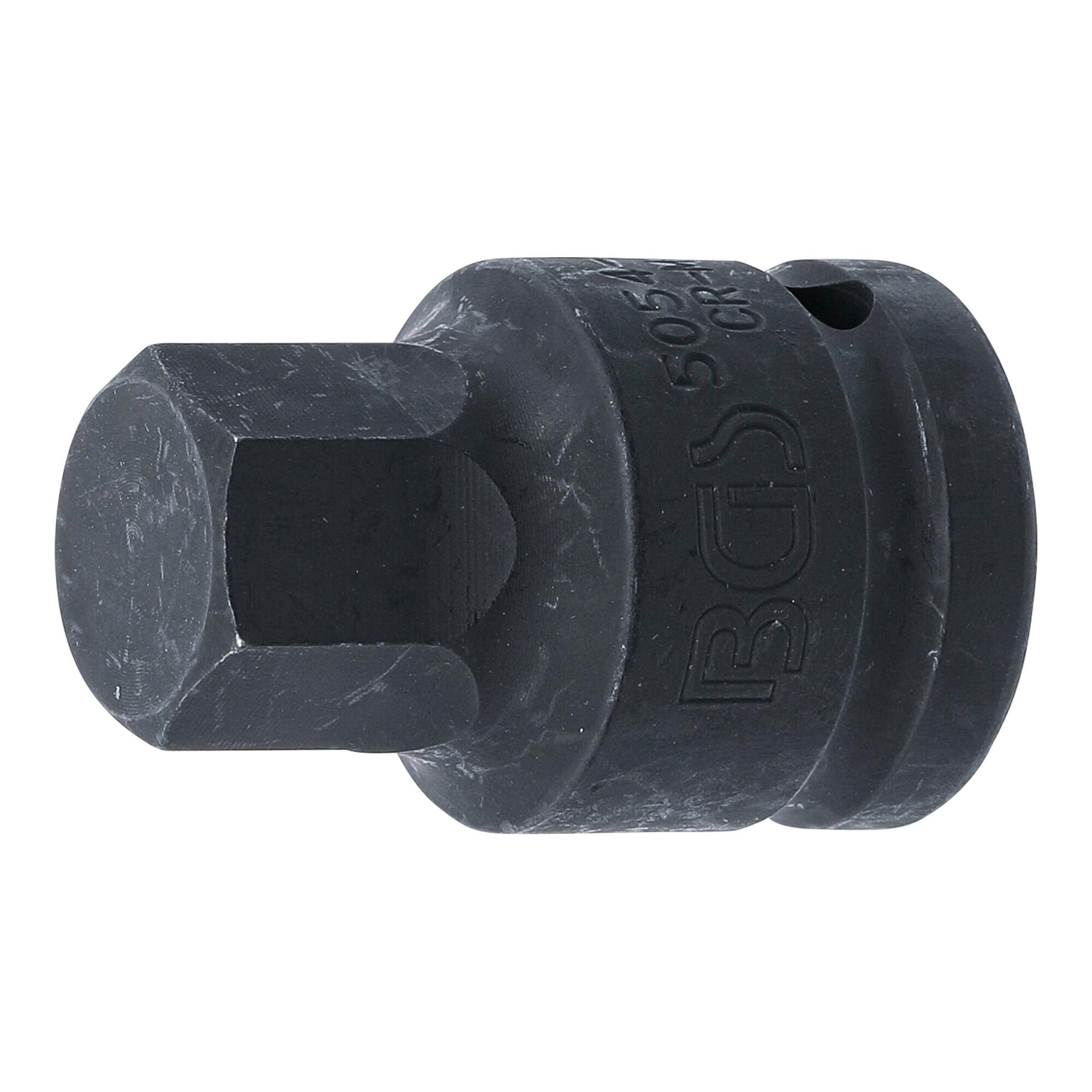 BGS Kraft-Bit-Einsatz 5054-22, Antrieb Innenvierkant 20 mm (3/4"), Innensechskant 22 mm ; BGS technic)