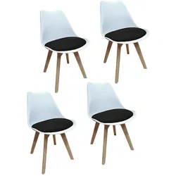 HTI-Living, Stühle, Stuhl Atlanta Webstoff 4er-Set