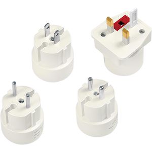 LogiLink Reiseadapter PA0186 Set, weltweit, für über 100 Länder
