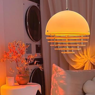 mittelalterliche Sonnenuntergang orange Restaurant Pendelleuchte