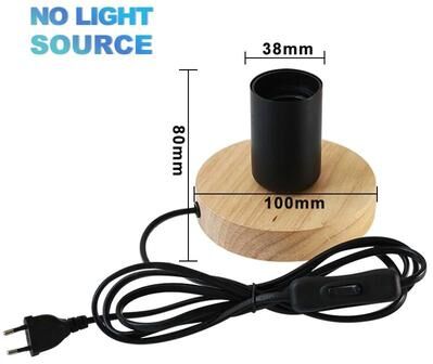 Uplift Picks Modern Wooden E27 Table Lamp Creates Warm Retro Ambiance For Homes a