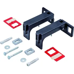 Duravit DuraSystem Montagezubehör WD6016000000 6,8 x 7,8 cm, für Trockenbaumontage, tiefenverstellbar 5-20,4cm
