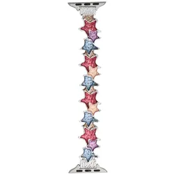 Neue Armbanduhr GlacierX Gleam Star Stretch Bracelet Joyful Splash für Apple Watch 38/40/41mm Mehrfarbig