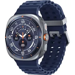 SAMSUNG Galaxy Watch Ultra 47 mm Smartwatch Nitrilkautschuk, 90-140 mm, Titanium Blue