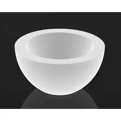 Vondom »SFERA« Outdoor Pflanzengefäß - LED - Beleuchtung 80x40 cm / RGB LED