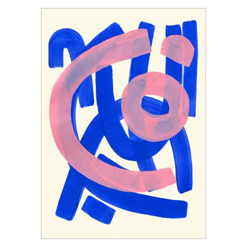 Poster met lijst Poster & Frame Funky Beat door Ejaaz Haniff, 30 x 40 cm