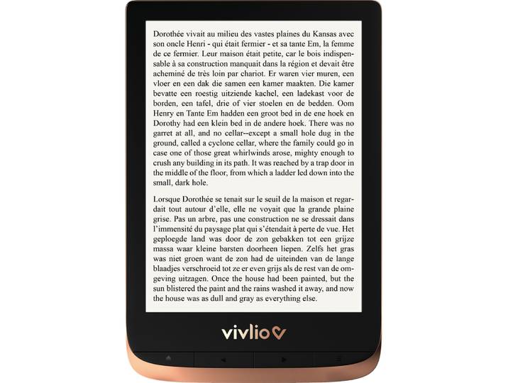 Liseuse ebook Vivlio Touch HD Plus Bronze