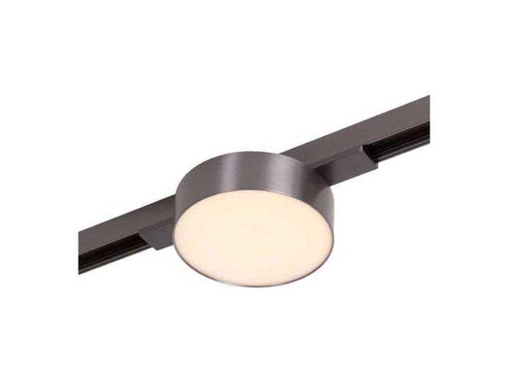 Lucide aluminium dimbare LED railverlichting 9.5x9.5 cm - zwart/chroom