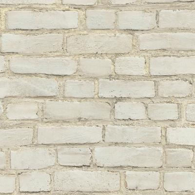 Galerie Wallcoverings Bricks and More Collection Coastal Brick Effect Matte Finish Vinyl on Non-woven Wallpaper Roll