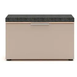 Innostyle Garderobenbank Santorin Glas Beige Kaschmir