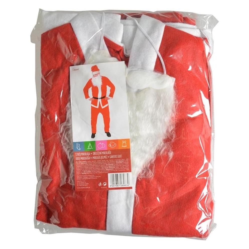 Arpex Weihnachtsmannkostüm (Jacke, Mütze, Bart, Hose) (One Size) (62087714)