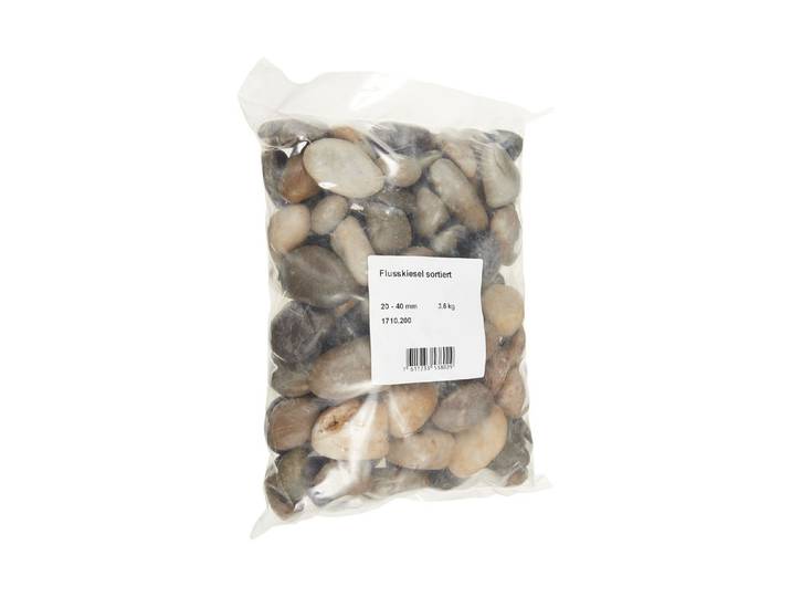 Flusskiesel Sortiert 20-40 mm 3.6 kg