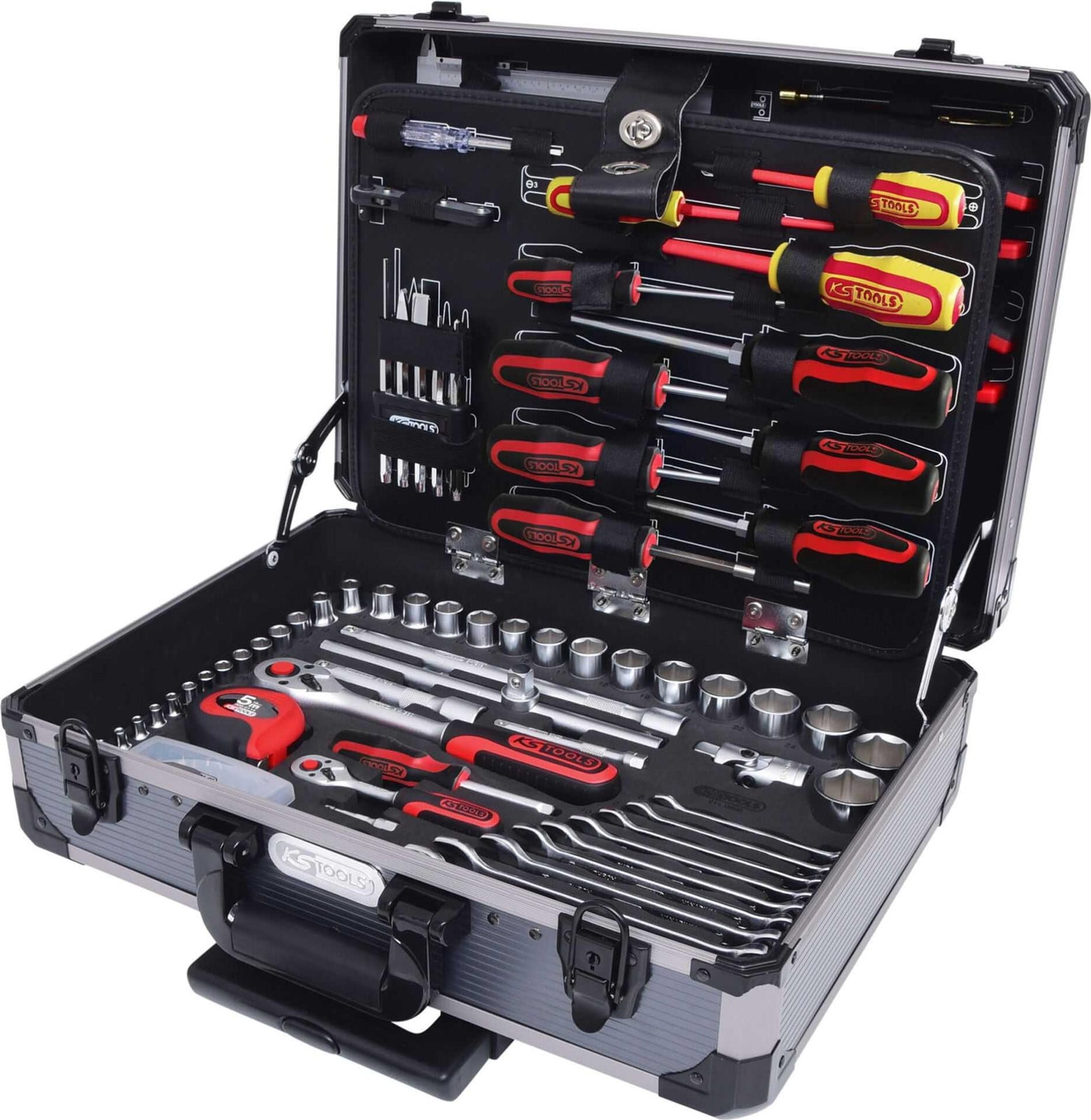 KS Tools universele gereedschapset 1/4" + 1/2", 130-delig