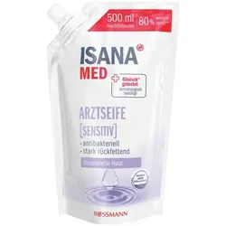 ISANA Arztseife »Sensitiv« 500 ml Nachfüllbeutel transparent