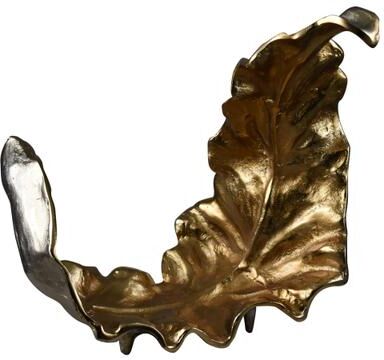 Crestview Collection Willow Larger Two-toned Sculptural Leaf I