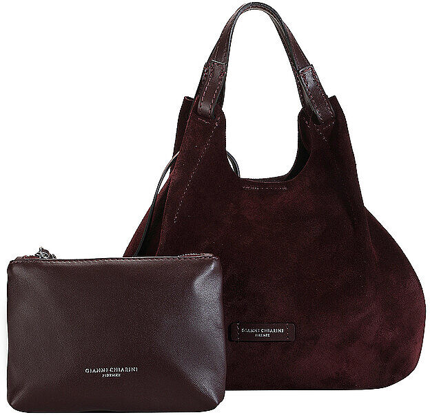 GIANNI CHIARINI Ledertasche - Hobo DUA Medium  dunkelrot EG