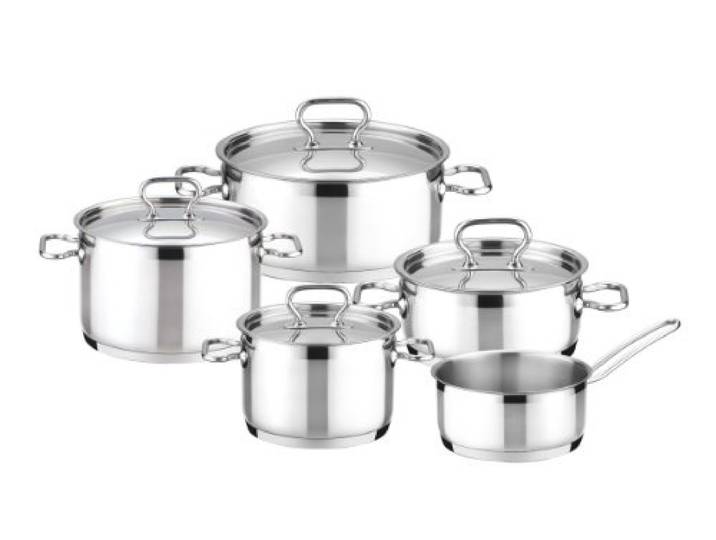 Tescoma Home Profi Kochgeschirr-Set aus Edelstahl, 9-teilig