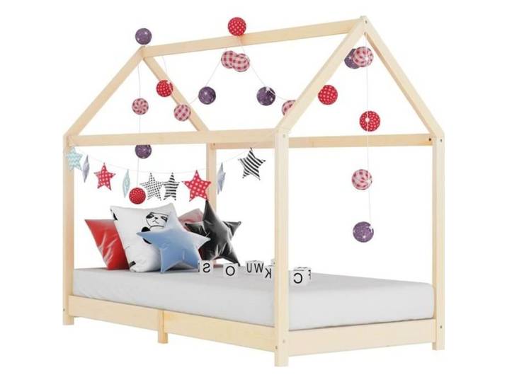 Shop-6284Moderne- Lit enfant Scandinave Cadre de lit d'enfant Structure de lit contemporain - Lit enfant cabane Garçons Filles Bois