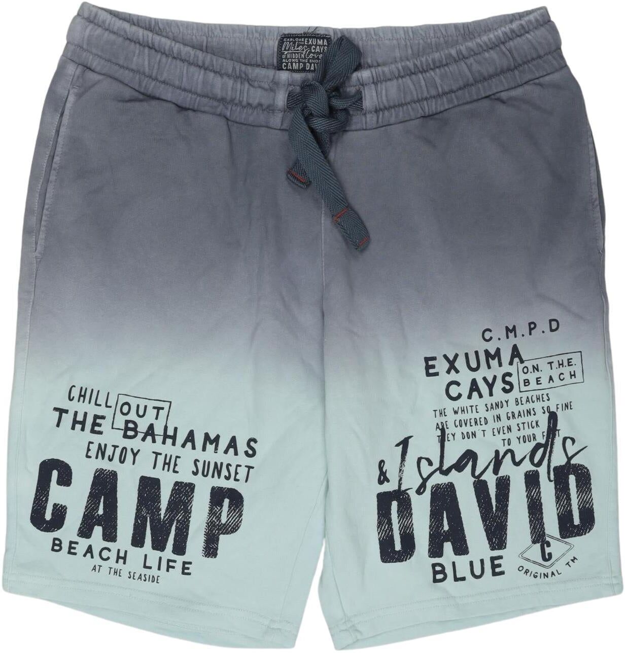 Camp David Herren Shorts, Mehrfarbig, Gr. L, Baumwolle - Second Hand