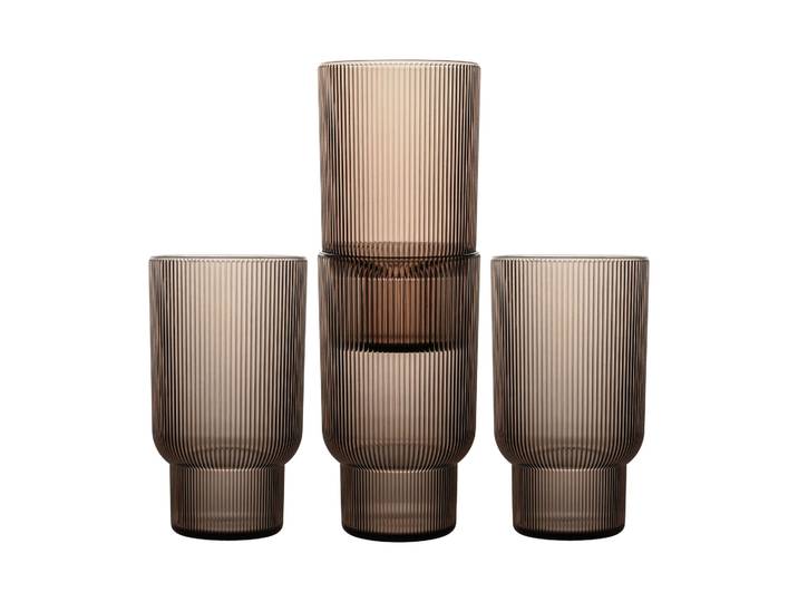 Sagaform Verre Billi 43 cl lot de 4 Marron