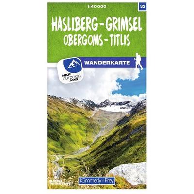 Kümmerly+Frey Wanderkarte 32 Hasliberg, Grimsel 1:40.000, Sonstige von , Kümmerly+Frey, 978-3-259-02332-7
