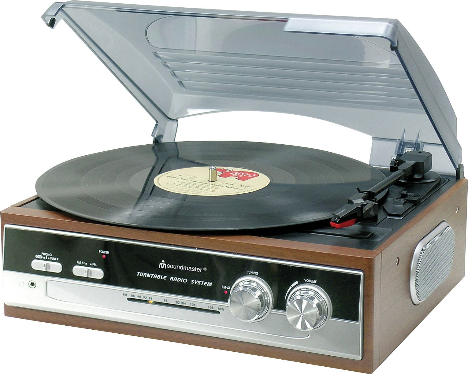 Soundmaster PL186 (Aluminium, Transparent) PL186H