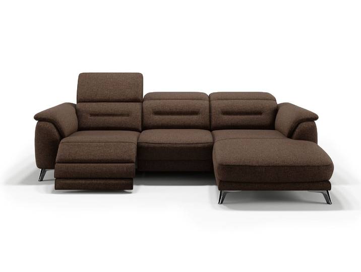 Stoff Polsterecke GANDINO Eckgarnitur Ecksofa