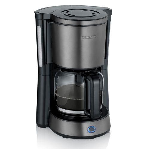 Severin KA 9340 Dark Inox mit Glaskanne