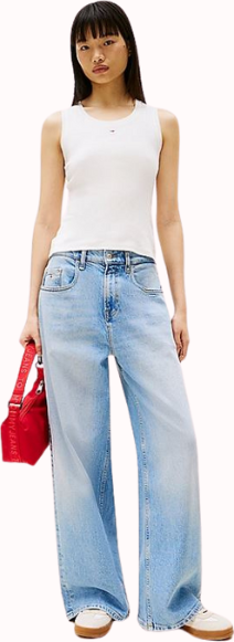 Top Tommy Jeans Essential Rib Mujer N/a S