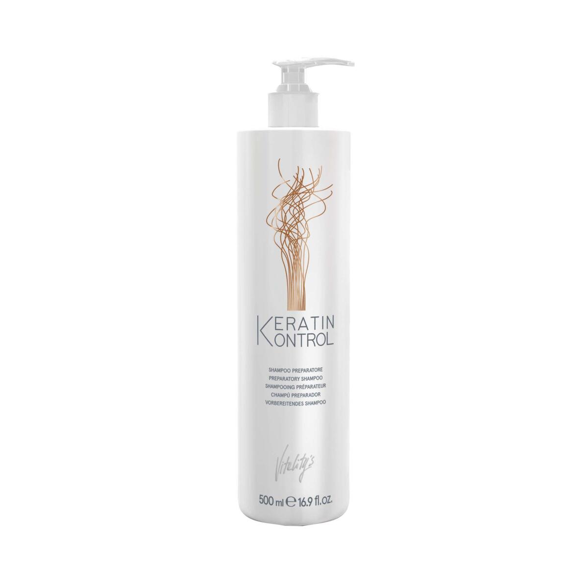 Farmen International Cosmetics Distribution s.p.a. Vitality's Keratin Kontrol Shampoo 500ml Preparatory