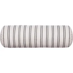 Twill Kissenrolle 60 cm, weiß